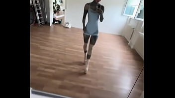 Preview 1 of Bbw Search - Do you like this outfit?  Got it from  virusshop  and love to dance in it! --#dance #inkedbabe #tattoobabe