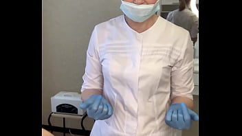 Preview 1 of Hd Pron Xxx Vedeo - Dude spontaneously cum right on the procedure from the beautiful Russian master SugarNadya