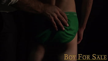 Preview 2 of Tattoo Girl 1 - BOYFORSALE - Hairy muscle gets smooth little twink to cum twice
