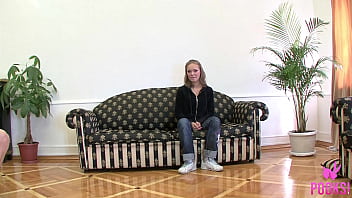 Preview 1 of Girls Vs Girls Xnxcx - Small Titty Coed Bridget Sits And Bounces On That Raging Hard Dick!