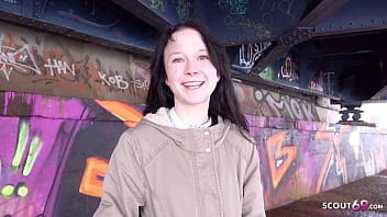 Preview 1 of Mom And Sun Ipron Xxx Video - GERMAN SCOUT - FLEXIBLE SHY TINY GIRL PICKUP AND FUCK AT REAL STREET CASTING