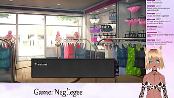 Preview 3 of Videos De Sexo De Los 80 Xxx - VTuber LewdNeko Plays Negligee Part 1