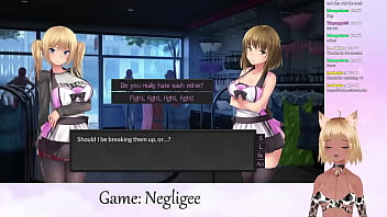 Preview 1 of Sister And Brother Hd Brazzers - VTuber LewdNeko Plays Negligee Part 3