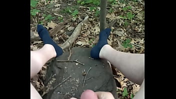 Preview 4 of Instruction Naked Until Orgasm - Exhibitionist Cumshot In The Woods