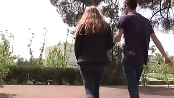 Preview 3 of Wwmomson Fuked - 20yo teen caught at college sucking dick