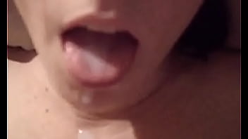 Preview 2 of Thalia Marimar - Cum on Her Tongue!