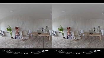 Preview 3 of Swinger Coc - StasyQVR - 180 VR Porn Video - Body Stocking Bombshell with MeganQ