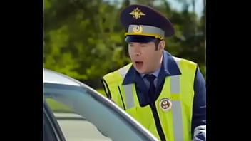 Preview 3 of San Mam Sexy - Russian policeman and naked chick CENSORED funny video