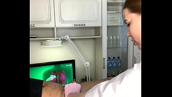Preview 3 of Master Cocksman - A handsome man came to me for a procedure,  and one question tormented me - how to fuck with a piercing on penis