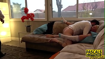 Preview 4 of Sonny Leon Xxxxx Video - Busty milf sub fisted and fucked in threeway