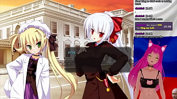 Preview 1 of Pornividos Com Hd - VTuber LewdNeko Plays My Girlfriend is the President! Part 8