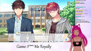 Preview 2 of Hnds Job - Vtuber LewdNeko Plays F*** Me Royally Part 1