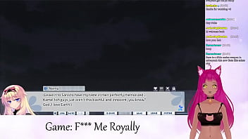 Preview 3 of Hnds Job - Vtuber LewdNeko Plays F*** Me Royally Part 1