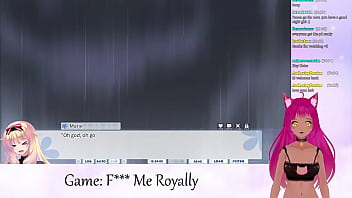 Preview 1 of Hnds Job - Vtuber LewdNeko Plays F*** Me Royally Part 1