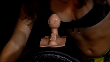 Preview 3 of Alex Rexis - Beautiful Teen Flower Girl Sucks Sybian Before Riding