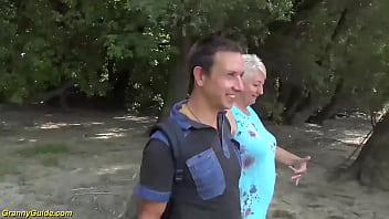 Preview 1 of Xshemstar Desi Porn - stepson fucks bbw mom on public beach