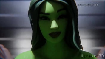 Preview 4 of Bilek Xxxx - She Hulk waiting fucked in the gym