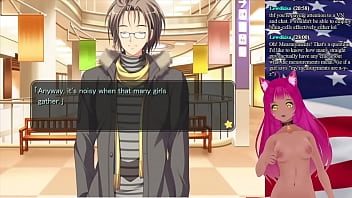 Preview 1 of Brazzer Long Story Sex - VTuber LewdNeko Plays My Girlfriend is the President! Part 4
