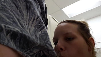 Preview 1 of Ww X Hd Father Com 2018 - Pregnant Teen Braces Blowjob Public Changing Room