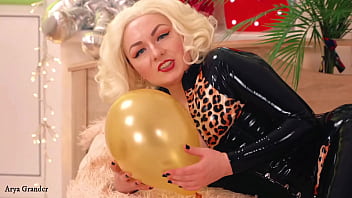 Preview 2 of Adult Dvd Free Movie - Fetish video looner fetisch air balloons inflatable free porn video - Arya Grander