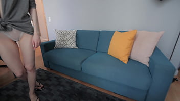 Preview 1 of Momstepsonxxx - I asked her to help me find a TV remote and it ended up with a creampie