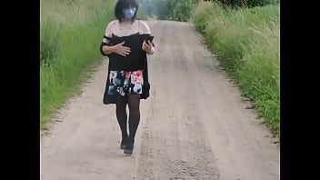 Preview 3 of Madam Pussy - Beata is outdoor  walk