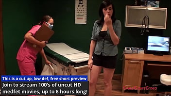 Preview 2 of Xhosa Women - Tina Lee Comet Gets Embarrassed During Yearly Gyno Exam By Doctor Tampa &amp_ Nurse Angel Rose At GirlsGoneGyno Reup