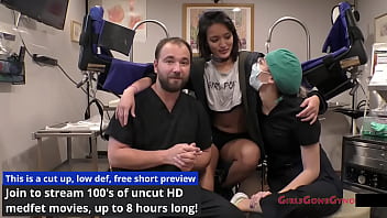 Preview 4 of Bad Nephew - Channy Crossfire Get Gyno Exam Required For New Students By Doctor Tampa &amp_ Nurse Nyx! Tampa University Entrance Physical At GirlsGoneGyno Reup