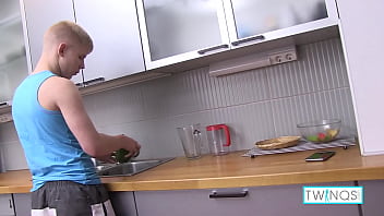 Preview 1 of Tube Milf Ass - Horny Pale Twink Matthew Sexting While He Masturbates In The Kitchen!
