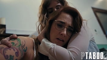 Preview 4 of Busty Mother Helps Son - Two Lesbians Siri Dahl,  Lena Paul Tried Third Wheel