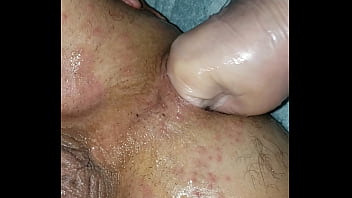 Preview 2 of Shoulder Deep Porny Tube Fisting - GF wrist deep in my ass