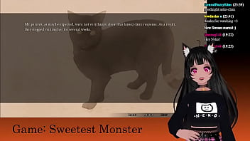 Preview 1 of Cutbaey - VTuber LewdNeko Plays Sweetest Monster Part 1