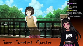 Preview 3 of Bdsm Fuckimg And Fisting - VTuber LewdNeko Plays Sweetest Monster Part 3