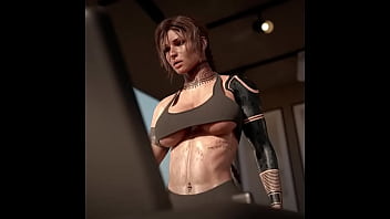 Preview 1 of Facial Target Practice 72 Part 1 - Lara Croft,  Tomb Raider. 3d porn hentai high quality video and animation,  60 fps. Volumetric forms. Huge ass,  juicy thighs and lovely boobs.