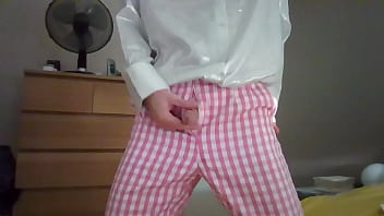 Preview 4 of Drunk Asian Rape - Sexy crossdresser secretary in Gingham pink pants