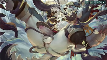 Preview 3 of Hard Pushing - Volga and Treants Sex Scene (KemoColiseum)