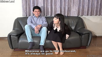 Preview 1 of Karina Kapoor Xnxx Video - A Petite Japanese Girl Blindfolds a Man and Gives Him a Foot Job