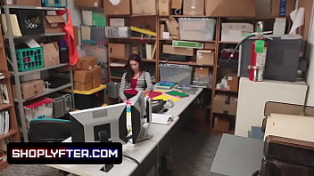 Preview 2 of Indian Porn With Servant - Innocent Teen Naiomi Mae Suspected In Shoplifting And Taken In The Backroom