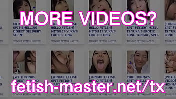 Preview 4 of Bigbobs Mom Xxx - Japanese Asian Tongue Spit Face Nose Licking Sucking Kissing Handjob Fetish - More at fetish-master.net