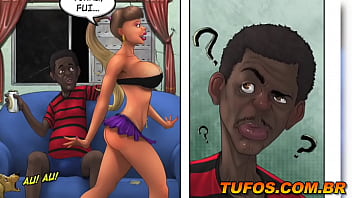 Preview 2 of Hentail Cartoon - Dan&ccedil_a da cadeira - Os Favelas HQ 01