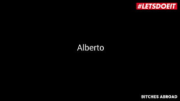 Preview 1 of Hots Video - LETSDOEIT - (Julia De Lucia and Alberto Blanco) Romanian Girl Gets A Spanish Cock Abroad
