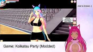 Preview 1 of 10 Year 0ld Sex - VTuber LewdNeko Plays Koikatsu Party Part 1