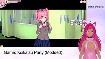 Preview 4 of Shower Om - VTuber LewdNeko Plays Koikatsu Party Part 2