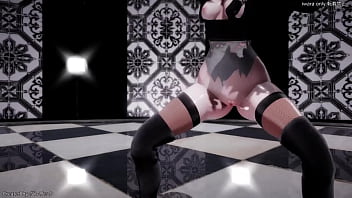 Preview 3 of Telugu Aunty Sex Blue Film - 【MMD R18】２B「Uptown Funk」