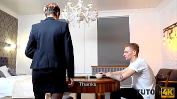 Preview 1 of Thai Suck - TUTOR4K. Lucky stud manages to fuck experienced tutor in sexy stockings