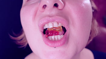 Preview 3 of Indian Cocktail Sex - Eating Chewing Fetish: Giantess Vibes. No Chances for Little Jelly TeddyBears! Arya Grander