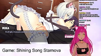 Preview 4 of Apbey Brooks - VTuber LewdNeko Plays Shining Song Starnova BONUS