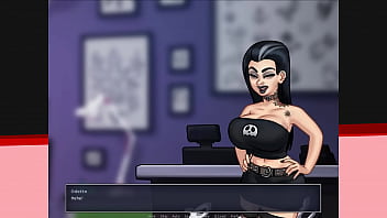 Preview 1 of Sex Hijab Style - Big Titty Goth Partying Too Hard (Summertime Saga)