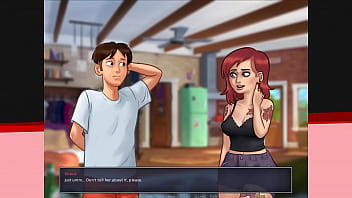 Preview 4 of Sex Hijab Style - Big Titty Goth Partying Too Hard (Summertime Saga)