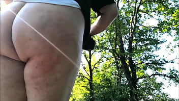 Preview 1 of Karein Xxx Sax Videos Rop - Antonella Corsi hard spanking ass in public with a special whip